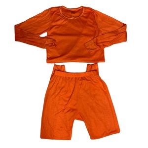 Orange Pajamas Set Small